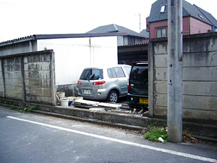 外構工事 BEFORE